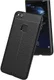 Huawei P10 Lite Hoesje TPU Met Leren Textuur Zwart afbeelding 3