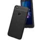 Huawei P8 Lite (2017) Hoesje TPU Met Leren Textuur Zwart afbeelding 3