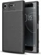Sony Xperia XZ1 Compact Hoesje TPU Met Leren Textuur afbeelding 1