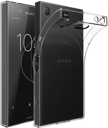 Sony Xperia XZ1 Compact Hoesje Dun TPU Transparant afbeelding 1