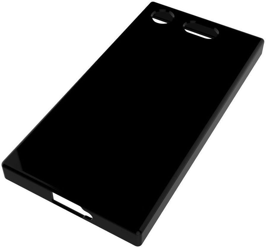 Sony Xperia XZ1 TPU Zwart hoesje afbeelding 6