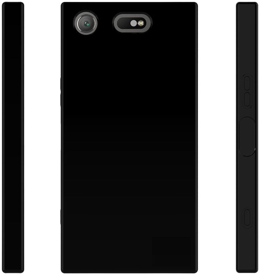 Sony Xperia XZ1 TPU Zwart hoesje afbeelding 9