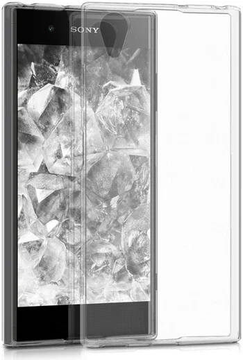 Sony Xperia XA1 Plus Hoesje Dun TPU Transparant afbeelding 1