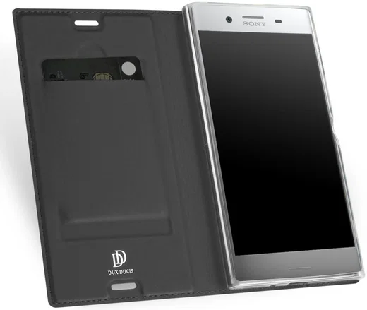 Dux Ducis Sony Xperia XZ1 Bookcase Hoesje Zwart afbeelding 4
