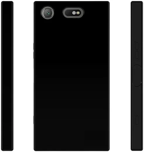 Sony Xperia XZ1 Compact TPU Zwart hoesje afbeelding 3