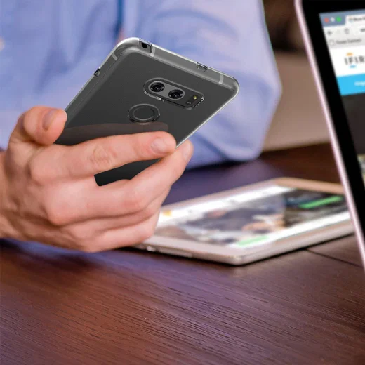 LG V30 / V30S Transparante TPU Hoesje afbeelding 3