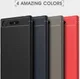 Sony Xperia XZ1 Geborsteld TPU Hoesje Zwart afbeelding 12