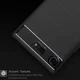 Sony Xperia XZ1 Compact Geborsteld TPU Hoesje Zwart afbeelding 4