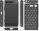 Sony Xperia XZ1 Compact Geborsteld TPU Hoesje Zwart afbeelding 9