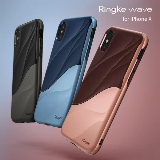 Ringke Wave Apple iPhone X Hoesje Metallic Chrome afbeelding 8