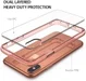 Ringke Fusion iPhone X Hoesje Doorzichtig Roze Goud afbeelding 8