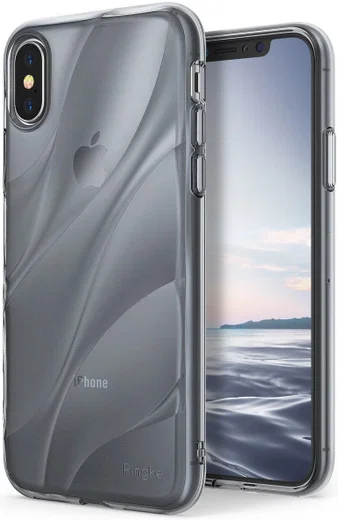 Ringke Flow iPhone X Hoesje Grijs afbeelding 1