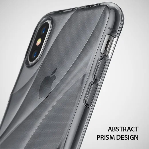 Ringke Flow iPhone X Hoesje Grijs afbeelding 2