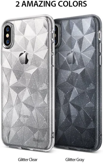 Ringke Air Prism Apple iPhone X Hoesje Glitter Doorzichtig afbeelding 3