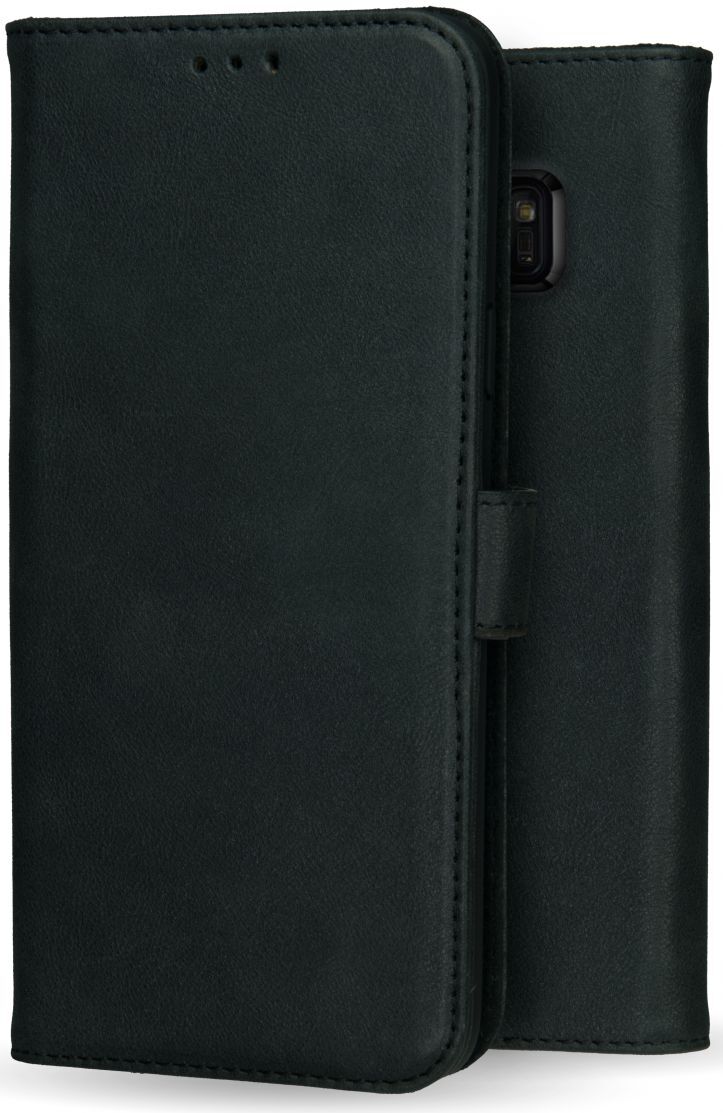 Rosso Deluxe Samsung Galaxy S7 Hoesje Echt Leer Book Case Zwart afbeelding 8