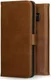 Rosso Deluxe Samsung Galaxy S7 Hoesje Echt Leer Book Case Bruin afbeelding 9