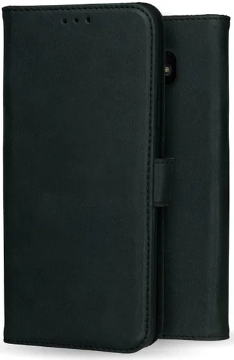 Rosso Deluxe Samsung Galaxy A5 2017 Hoesje Echt Leer Book Case Zwart afbeelding 6
