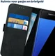 Rosso Deluxe Samsung Galaxy S7 Edge Hoesje Echt Leer Book Case Zwart afbeelding 5