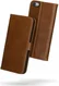 Rosso Deluxe Apple iPhone 6(s) Hoesje Echt Leer Book Case Bruin afbeelding 2