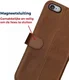 Rosso Deluxe Apple iPhone 6(s) Hoesje Echt Leer Book Case Bruin afbeelding 8
