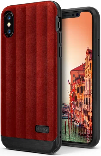 Ringke Flex S Apple iPhone X Hoesje Rood afbeelding 1