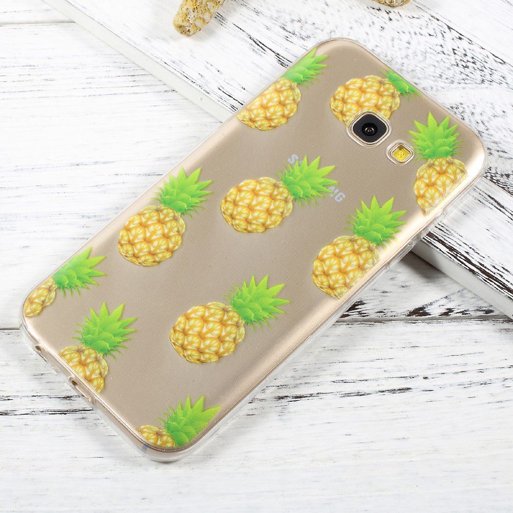 Samsung Galaxy A3 (2017) TPU Hoesje Ananas Print afbeelding 2