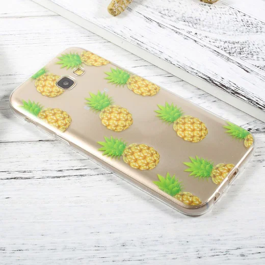 Samsung Galaxy A3 (2017) TPU Hoesje Ananas Print afbeelding 7