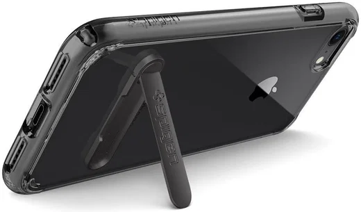 Spigen Ultra Hybrid S Case Apple iPhone 7/8 Zwart afbeelding 2