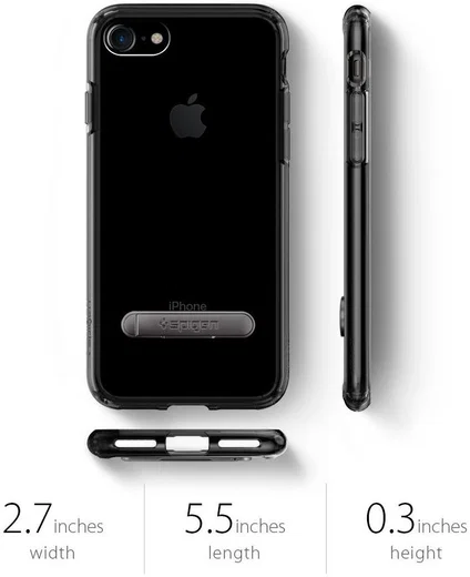 Spigen Ultra Hybrid S Case Apple iPhone 7/8 Zwart afbeelding 8