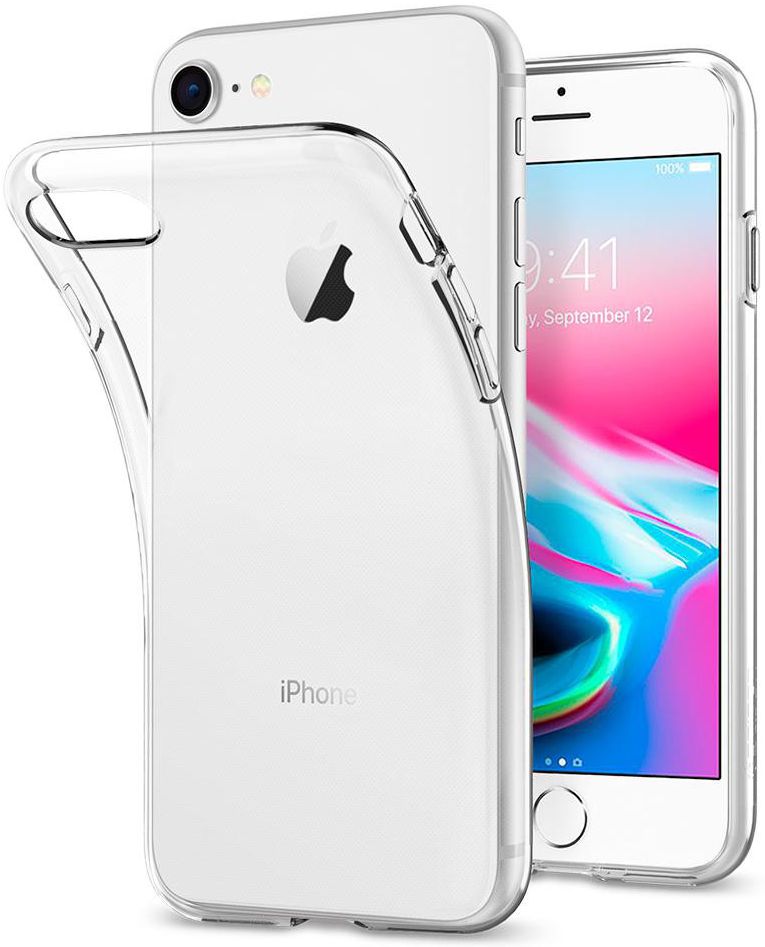 Spigen Liquid Crystal iPhone 7 / 8 / SE (2020/2022) Hoesje Transparant afbeelding 10
