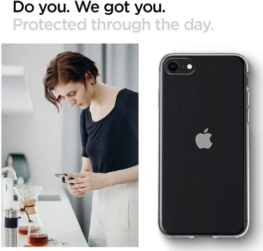 Spigen Liquid Crystal iPhone 7 / 8 / SE (2020/2022) Hoesje Transparant afbeelding 8
