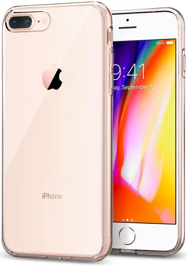 Spigen Liquid Crystal Apple iPhone 8 Plus Transparant afbeelding 10