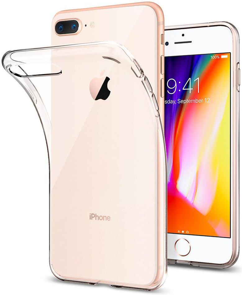 Spigen Liquid Crystal Apple iPhone 8 Plus Transparant afbeelding 12