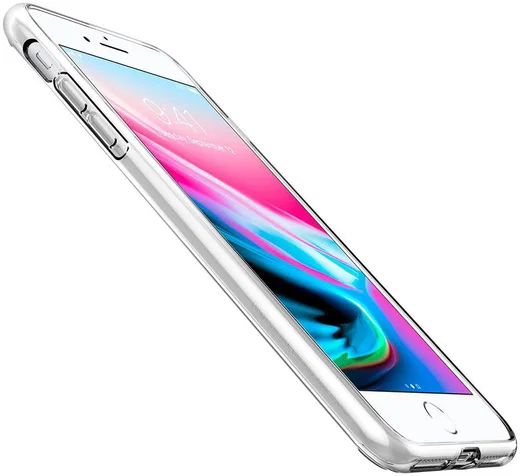 Spigen Liquid Crystal Apple iPhone 8 Plus Transparant afbeelding 5