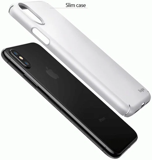 Ringke Slim Apple iPhone X ultra dun hoesje Wit afbeelding 1