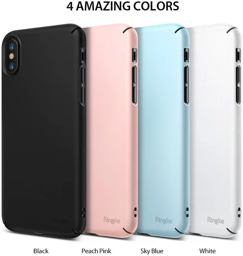 Ringke Slim Apple iPhone X ultra dun hoesje Wit afbeelding 7