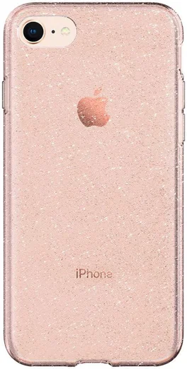 Spigen Liquid Crystal Glitter Apple Iphone 7/ 8 Hoesje Roze afbeelding 5