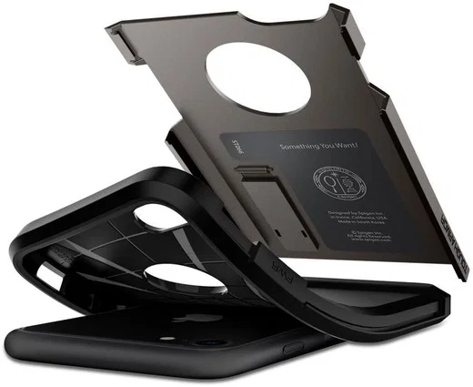 Spigen Tough Armor 2 Case Apple iPhone 7/8 Gunmetal afbeelding 3