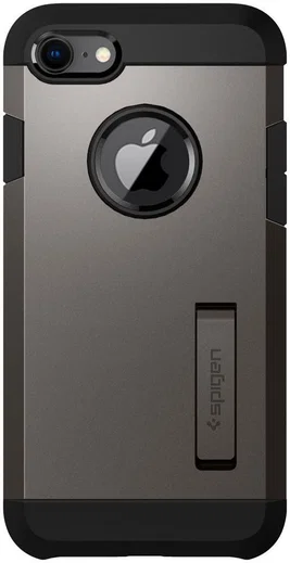 Spigen Tough Armor 2 Case Apple iPhone 7/8 Gunmetal afbeelding 4