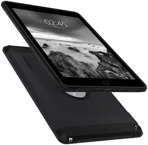 Spigen Tough Armor Case Apple iPad 2017 / 2018 / Air / Air 2 Zwart afbeelding 3