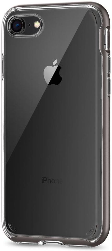 Spigen Neo Hybrid Crystal Second Case iPhone 8 Gunmetal afbeelding 6