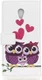 Alcatel U5 4G Portemonnee Hoesje met Uil Opdruk afbeelding 4