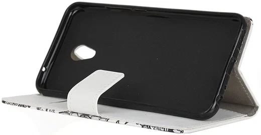 Alcatel U5 4G Portemonnee Hoesje met Uil Opdruk afbeelding 6