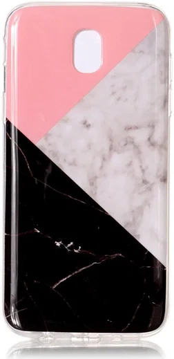 Samsung Galaxy J5 (2017) TPU Hoesje met Marmer Driehoek afbeelding 1