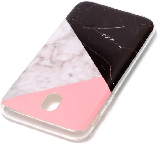Samsung Galaxy J5 (2017) TPU Hoesje met Marmer Driehoek afbeelding 3