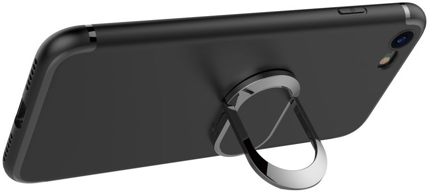 Apple iPhone 7 / 8 Backcover Hoesje met Magneet en Stand Functie Zwart afbeelding 6