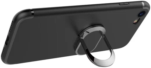 Apple iPhone 7 / 8 Backcover Hoesje met Magneet en Stand Functie Zwart afbeelding 6