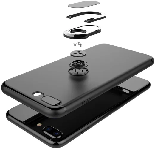 Apple iPhone 7 / 8 Plus Hoesje met Magneet en Stand Functie Roze afbeelding 4