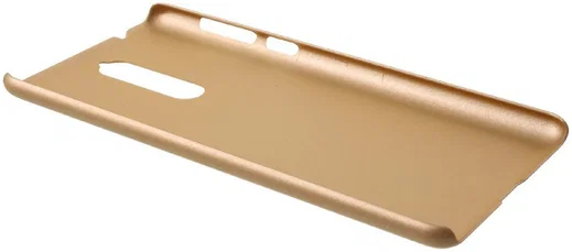 Nokia 8 Rubber Coat Hard Case Goud afbeelding 3