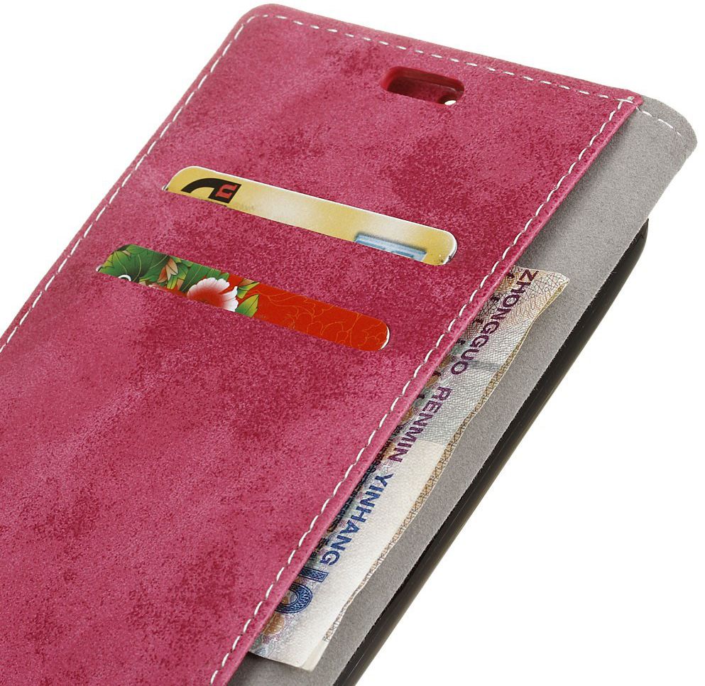 Nokia 8 Vintage Portemonnee Hoesje Roze afbeelding 9